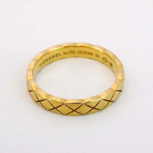 Chanel Coco Crush Ring, 18K Yellow Gold, #50, Women's - Picture 3 of 6